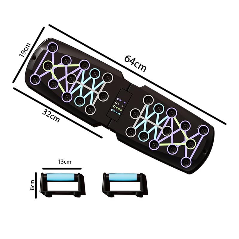 Portable Multi-Function Push-Up Board – Foldable Home Gym for Full-Body Strength Training (No Resistance Bands Included)