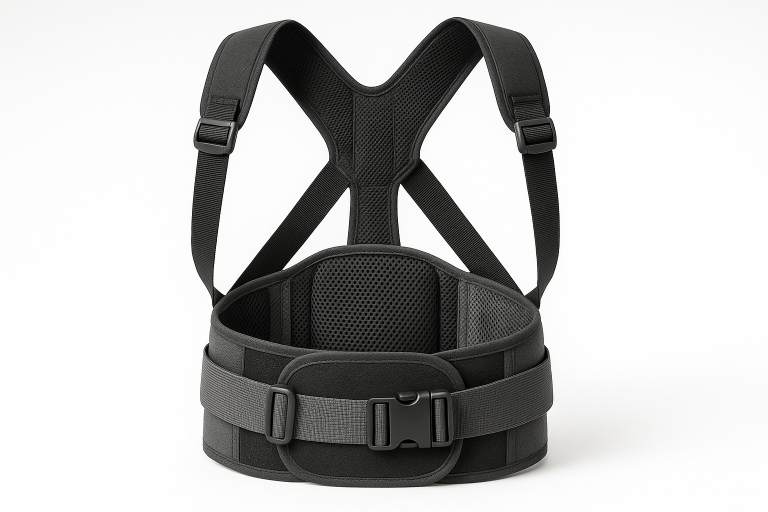 adjustable back supporter brace